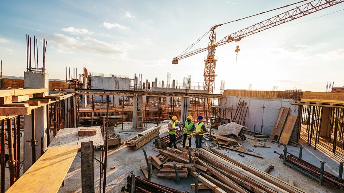 Construction Site Stock Photo