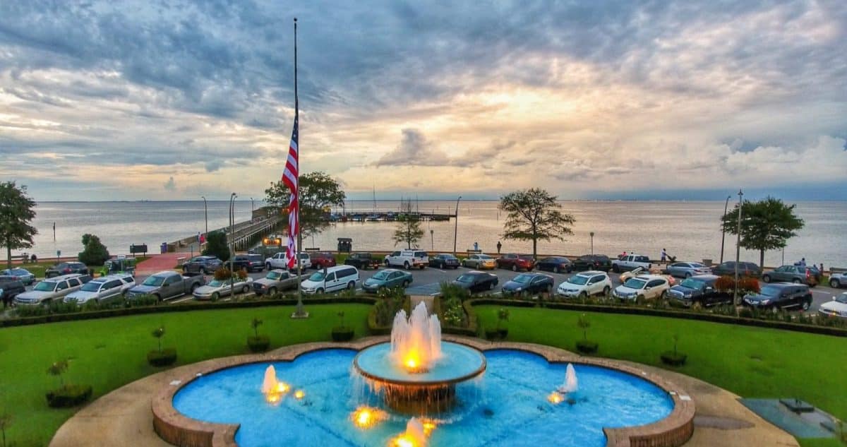 Fairhope Municipal Pier Stock Photo