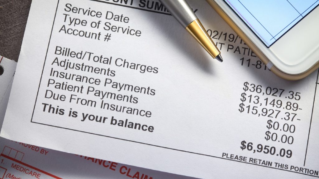 Billing Statement Stock Photo